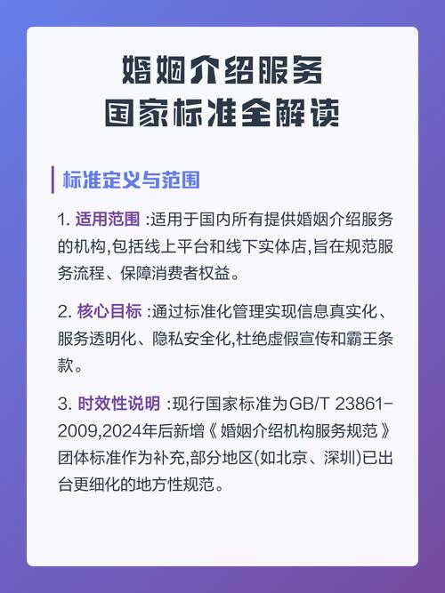 婚姻介绍服务国家标准全解读